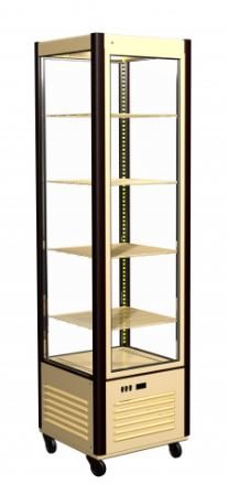 Витрина кондитерская Carboma D4 VM 400-1 (R400C) бежево-коричневый