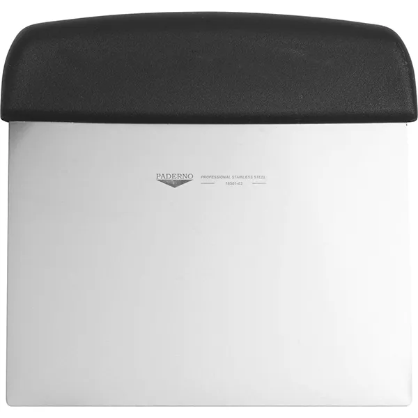 Шпатель кондит. сталь,пластик; L=13.5/13.5,B=9.7см; металлич.,черный