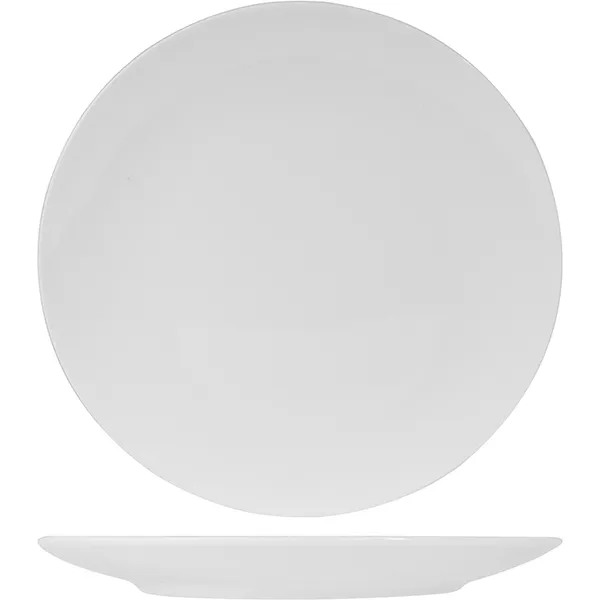 Тарелка мелкая без борта «Кунстверк»; фарфор; D=30см; белый