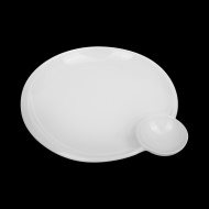 Тарелка для завтрака 11" 275мм[ivory LQ-QD0528B]