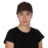 Бейсболка коричневая