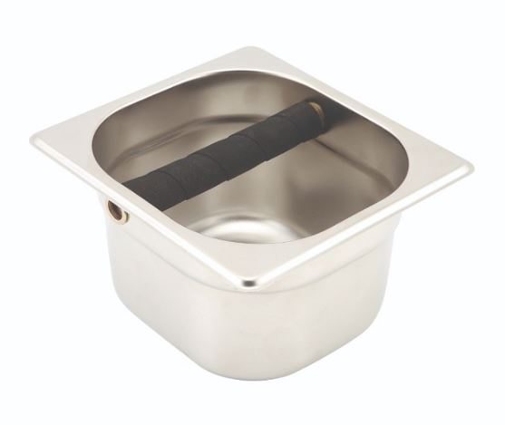 Нок-бокс металлический для кофейного жмыха 17,6*16,2*10 см. MGsteel /1/
