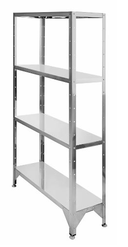 Стеллаж кухонный Hessen С-2*12*6/5 нерж 1200*600*2000