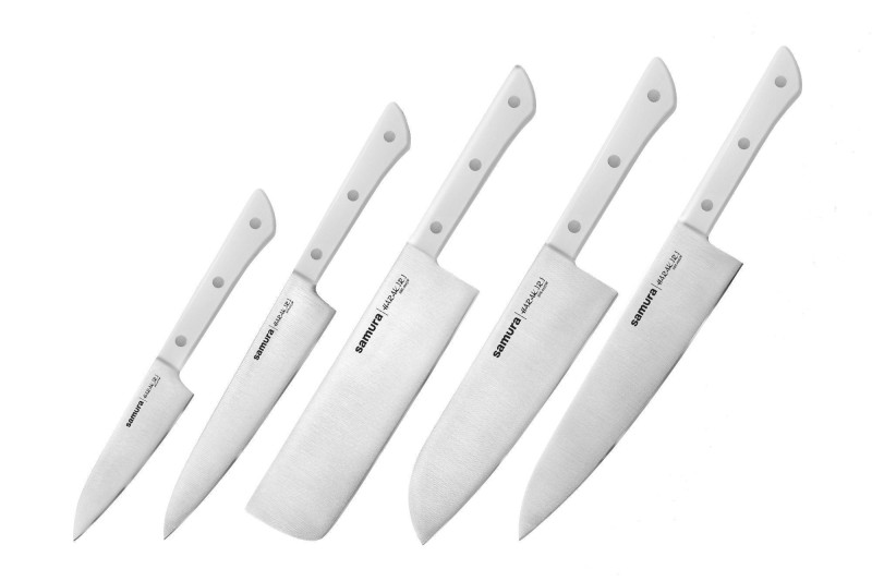 Набор ножей SAMURA Белый SHR-0250W/K