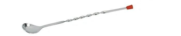 Ложка барменская с красн. кнопкой 25 см. нерж. MGsteel /1/288/ (BRS10K)