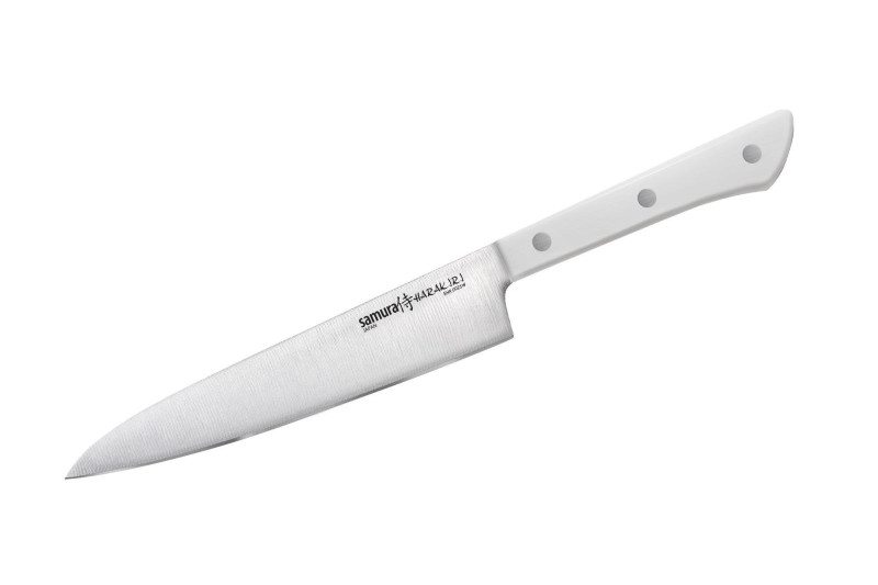 НОЖ КУХОННЫЙ "SAMURA HARAKIRI" УНИВЕРСАЛЬНЫЙ 150 ММ, белый, AUS-8, ABS ПЛАСТИК
