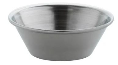 Соусник сталь нерж. 30мл D=57,5,H=21мм металлич.