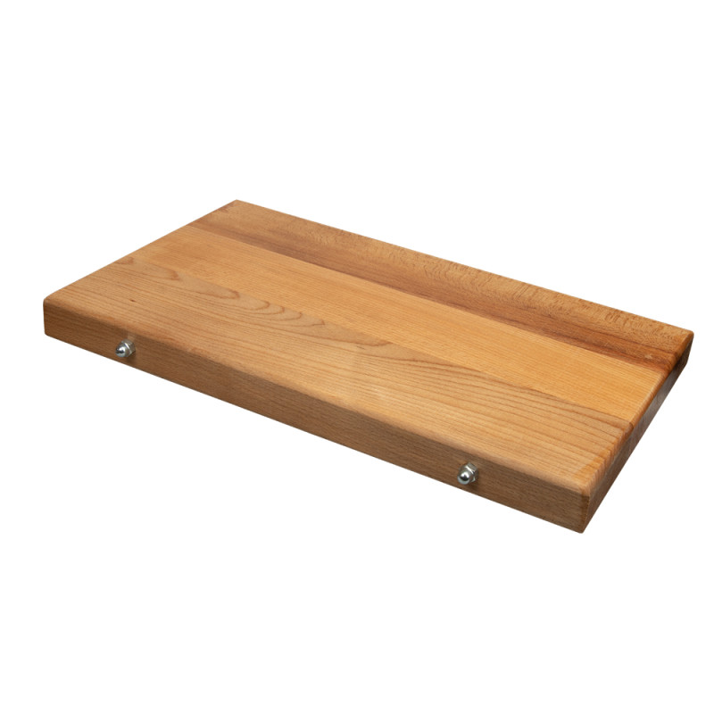 Доска700х300х40 бук с желез.стяжками