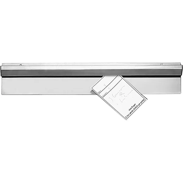 Держатель для чеков; сталь нерж.; L=50, B=9см; металлич.