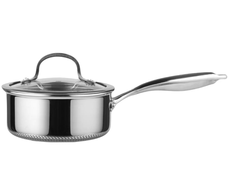 Сотейник с крышкой,трех-слойная сталь,1.4 л, 16/13,5*7,5 см,серия "New Kitchen", P.L.