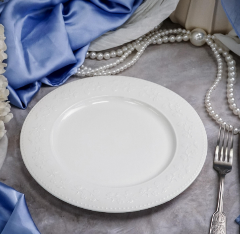 Тарелка мелкая d 26 см h 2,4 см, фарфор, Primavera