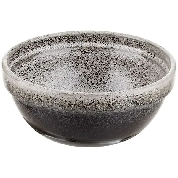 Салатник «Млечный путь»; фарфор; 300мл; D=125, H=55мм; белый, черный