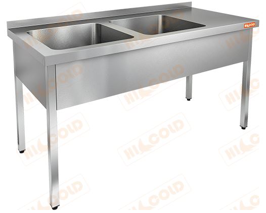 Ванна моечная двухсекционная HICOLD НСО2М-14/7БЛ