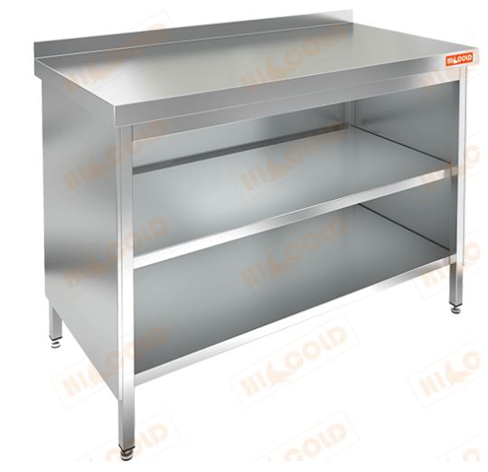 Стол производственный пристенный закрытый с 3-х сторон HICOLD НСЗО-10/6Б
