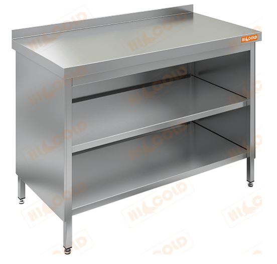 Стол производственный пристенный закрытый с 3-х сторон HICOLD НСЗО-12/6Б