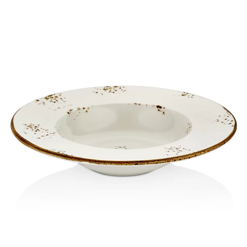 Тарелка д/пасты гастро "Elegance" 25см.400мл. фарфор By Bone