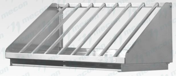 Сушка для крышек вертикальная СКВб - 600*400*260 "Base", цинк, 11 ячеек