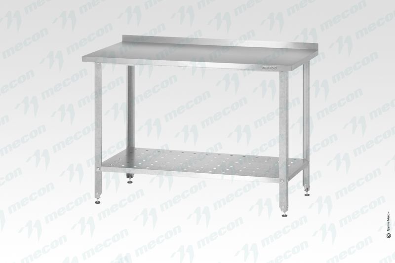 Стол производственный MECON СПРб 800*600*860 "Base", борт