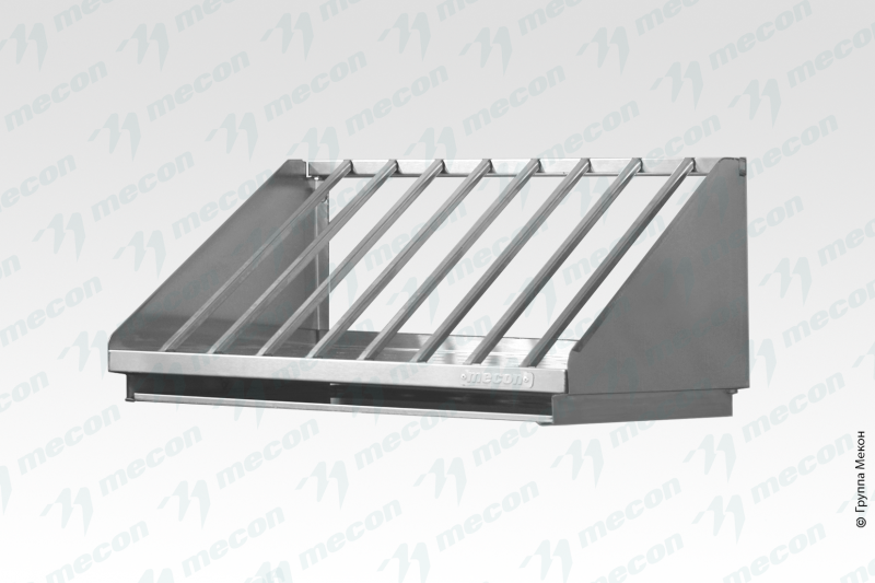 Сушка для досок вертикальная MECON СДВн - 600*400*260 Norma Inox,нерж. сталь, 9 ячеек