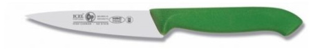 Нож для овощей 100/210 мм. зеленый антибактер. ручка HoReCa Icel 28500.HR03000.100