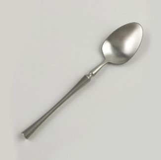 Ложка чайная,серебряный матовый цвет,серия "1920-Silver" P.L.
