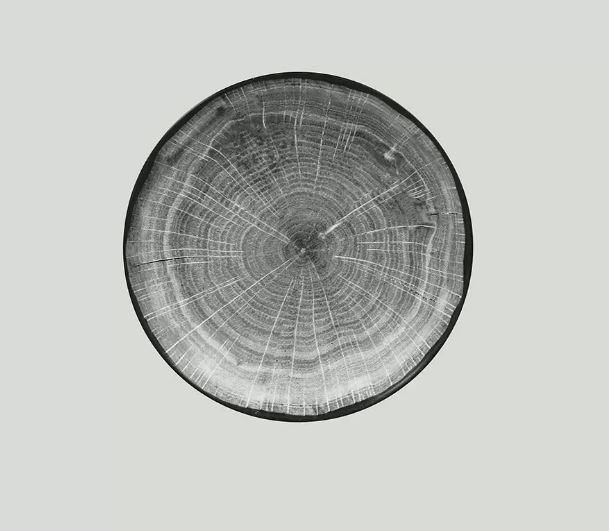 Тарелка-салатник 23 cм, высота 4 cм, серия WOODART
