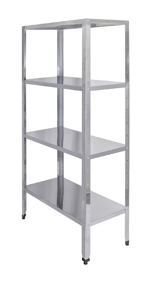 Стеллаж кухонный Luxstahl СР-1800х700х300/4 нерж