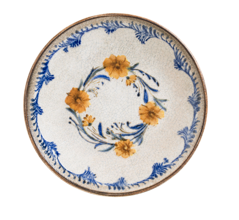 Тарелка d=210 мм. Ретро Флорал, форма Гурмэ Bonna