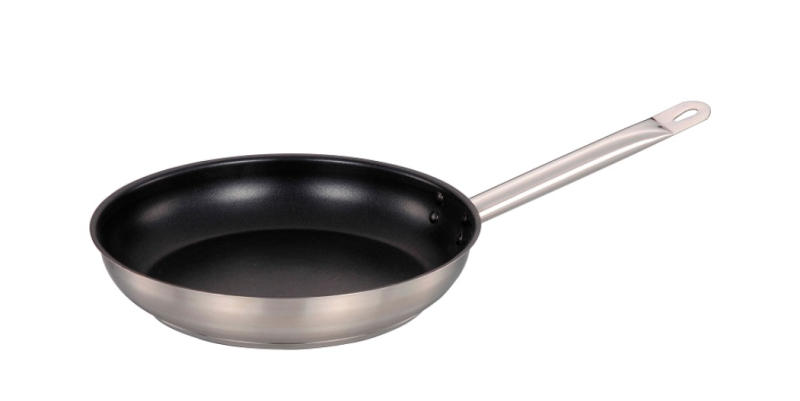 Сковорода d=24 см. h=5 см. 1,8 л. нерж. с антиприг. покрыт. (индукция) MGsteel