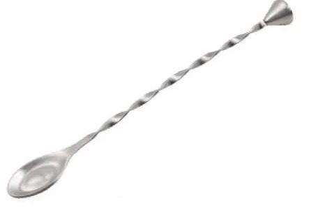 Барная ложка с мадлером, 27 см
