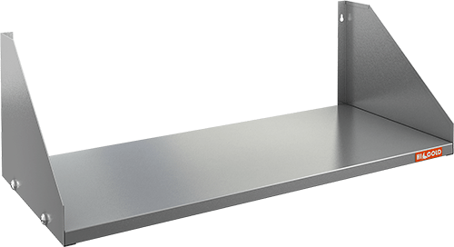 Полка нержавеющая настенная сплошная HICOLD НПС-6/3