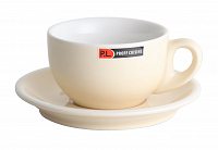 Чашка с блюдцем Barista (Бариста) 280 мл, бежевая, P.L.