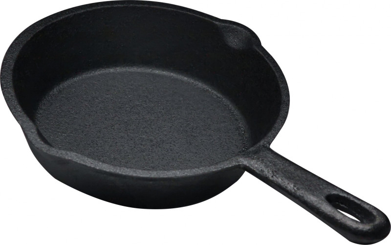 Сковорода с ручкой чугун D=16,5см Luxstahl[НЕ70]