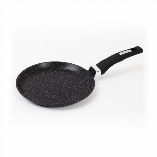 Сковорода блинная d220 а/п ГРАНИТ black Induction Pro