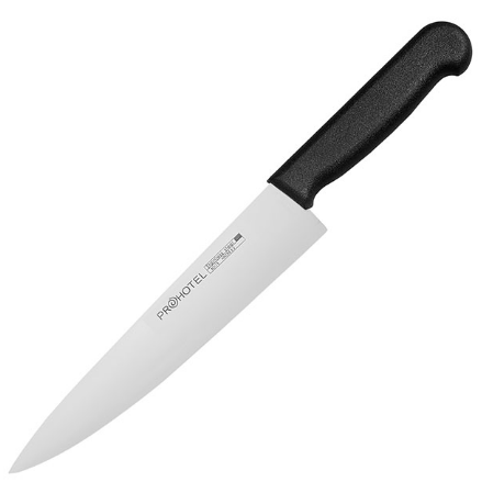 Нож поварской «Проотель»; сталь нерж., пластик; L=325/200, B=40мм; металлич.