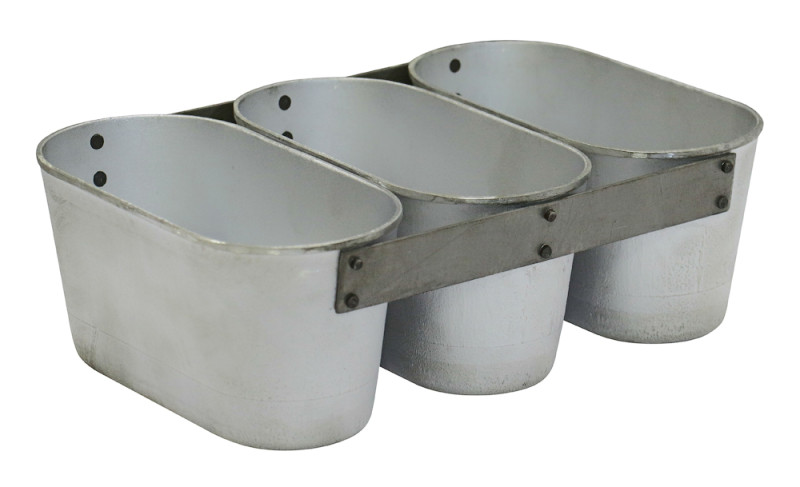 Форма хлебная алюм. литая №10 (215х105х105) мм, 3-секционная (3Л10)