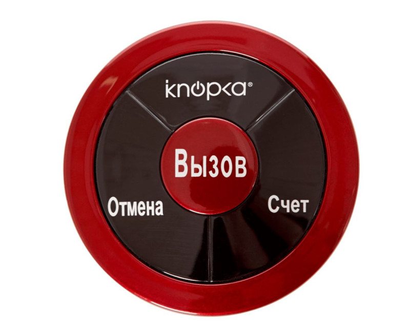 Кнопка вызова официанта APE330 красная