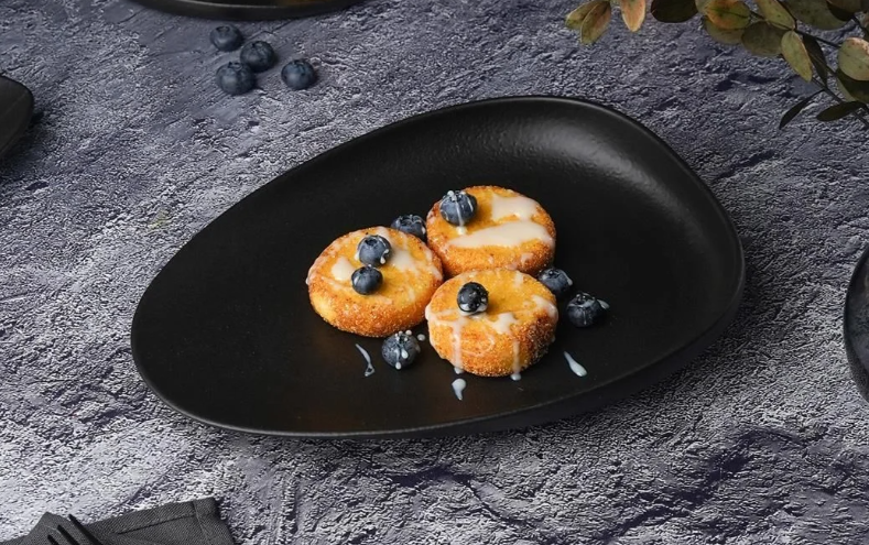 Тарелка Black Raw Steller 26,5*20*4,5 см, P.L. Proff Cuisine