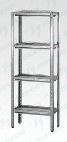 Стеллаж для сушки посуды Mecon ССПн - 1000*300*1600 "Norma Inox" (2 сет. тар, 2 сет бокал, 1 под)