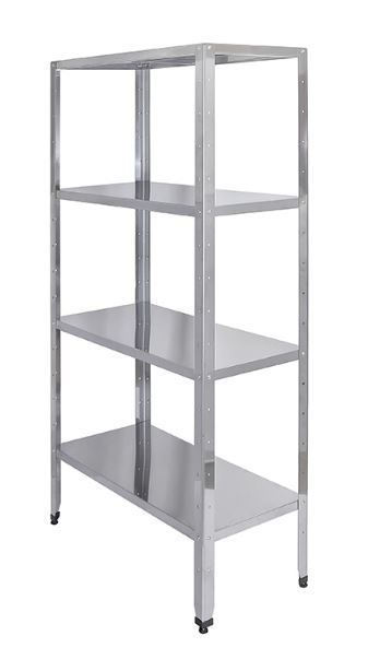 Стеллаж кухонный Luxstahl СР-1800х900х300/4 нерж