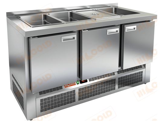 Стол охлаждаемый для салатов (саладетта) HICOLD SLE3-111GN