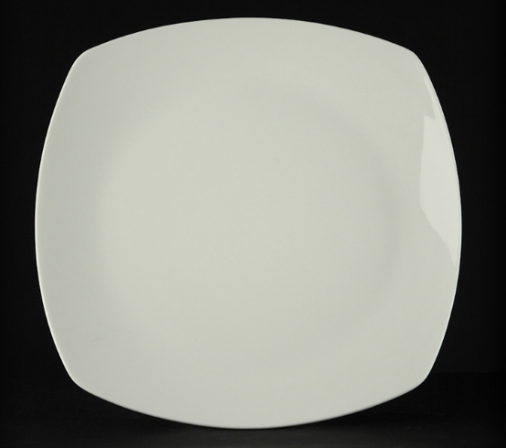 Тарелка квадратная 9'' (230мм)[ivory LQ-QD0128С]