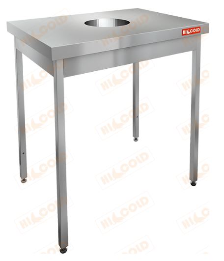 Стол нержавеющий для сбора отходов HICOLD НДСО-6/6