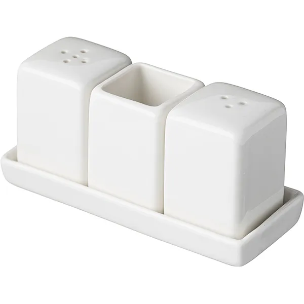 Набор д/специй 3 предм. на подставке «Кунстверк»;