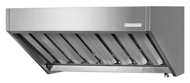 Зонт вытяжной полуоткрытый MECON ЗВПн - 900*1100*400 Norma Inox ,пристенный