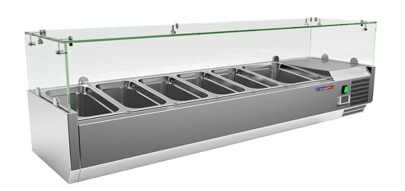 Витрина холодильная настольная COOLEQ VRX 1500/380