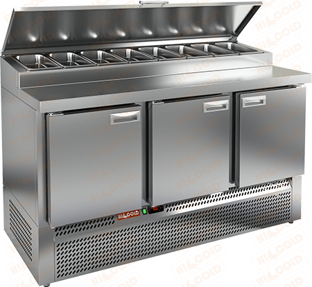 Стол охлаждаемый для пиццы HICOLD PZE1-111/GN (8 x GN1/3)