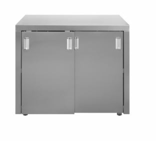 Стол-тумба универсальный Luxstahl СТУ2-11/7 двери-купе