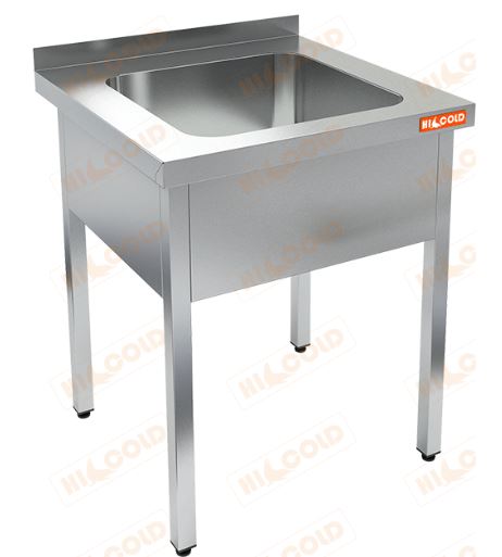Ванна моечная цельнотянутая односекционная HICOLD НСО1М-5/6Б
