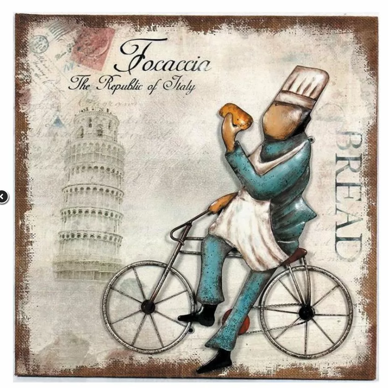 Картина "Focaccia", р-р 50*50*4,5 см, P.L. Proff Cuisine